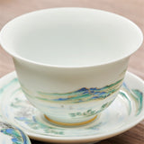 Théière Chinoise <br> Gaiwan Porcelaine 180ml