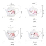 Jolie Théière en Porcelaine <br> 500-800ml