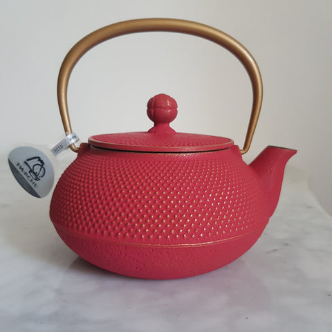 Théière en Fonte Japonaise Rouge Framboise