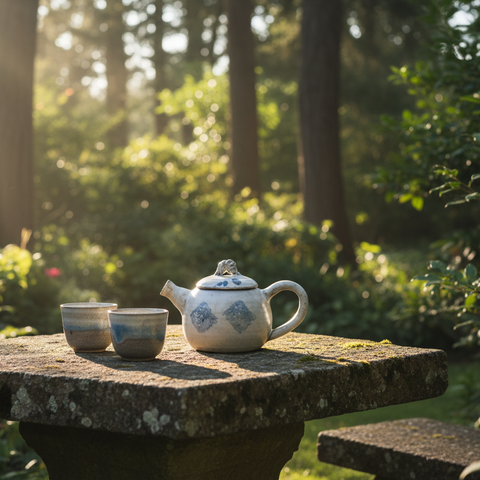Théière Française en Grès