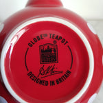 Théière Anglaise Rouge à Pois Blanc <br> London Pottery 1.2L